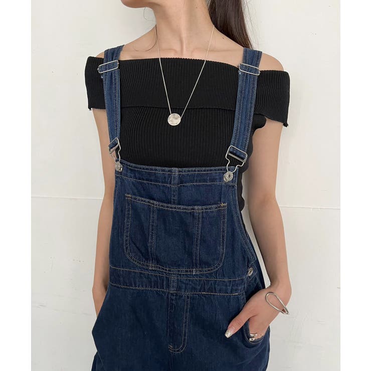 ワイドストレートデニムオーバーオール | Jewelobe | 詳細画像12 