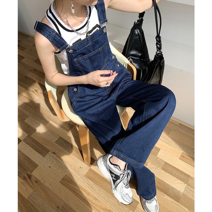 ワイドストレートデニムオーバーオール | Jewelobe | 詳細画像16 