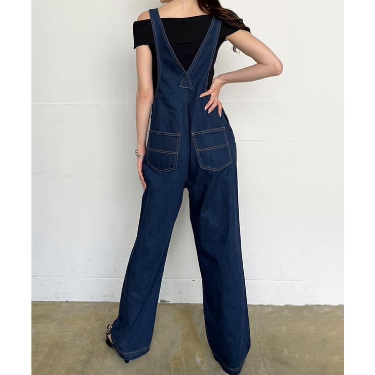 ワイドストレートデニムオーバーオール | Jewelobe | 詳細画像9 