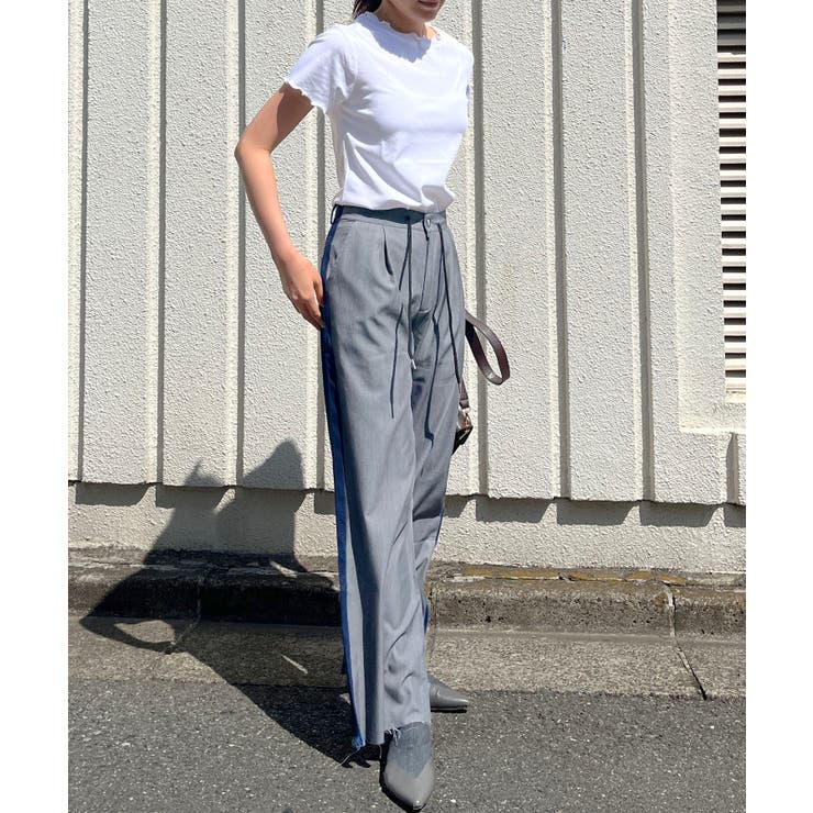 バックデニムドッキングワイドパンツ | Jewelobe | 詳細画像2 
