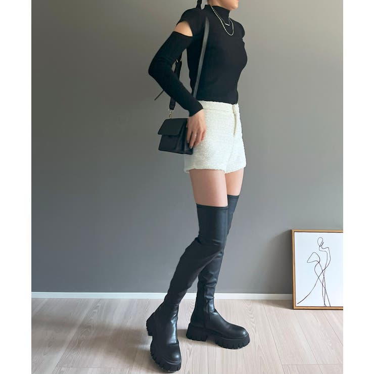 ラメツイードマイクロショートパンツ | Jewelobe | 詳細画像10 