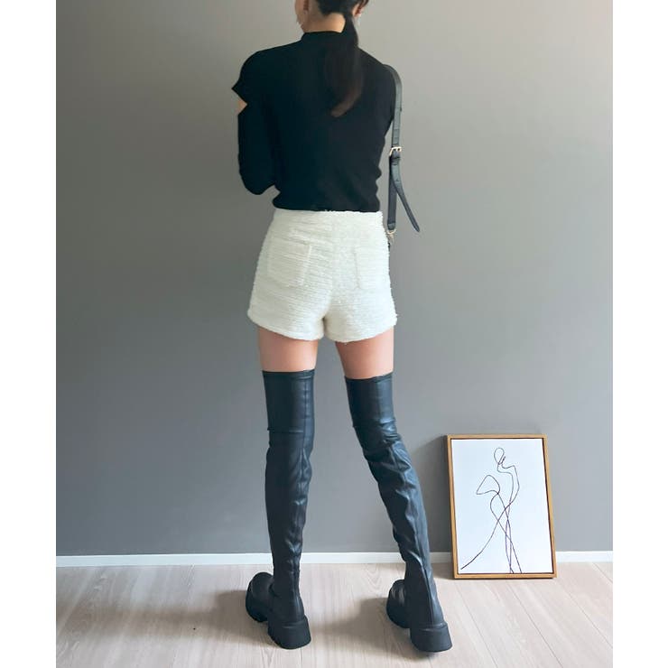 ラメツイードマイクロショートパンツ | Jewelobe | 詳細画像11 