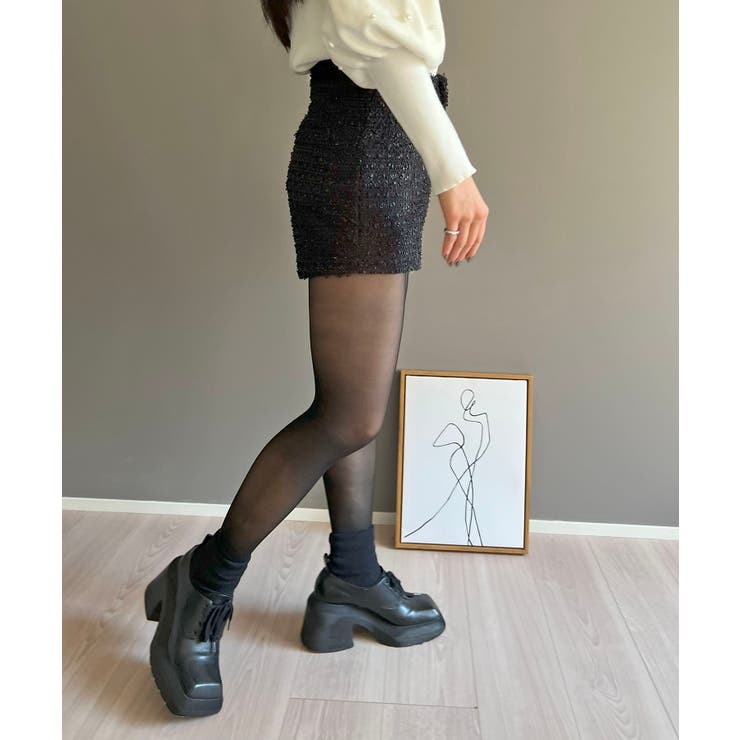 ラメツイードマイクロショートパンツ | Jewelobe | 詳細画像13 