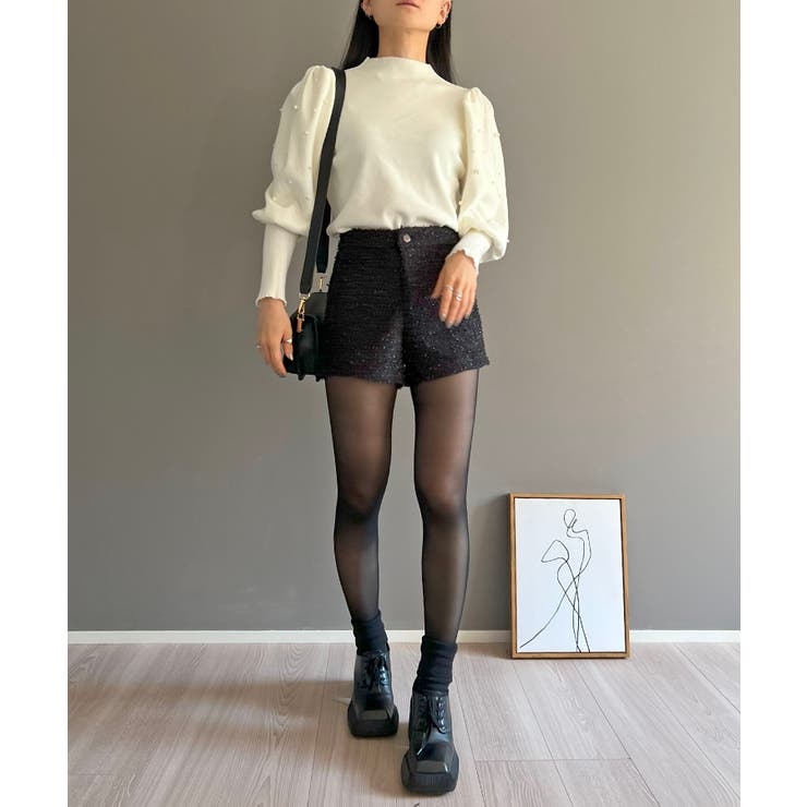 ラメツイードマイクロショートパンツ | Jewelobe | 詳細画像17 
