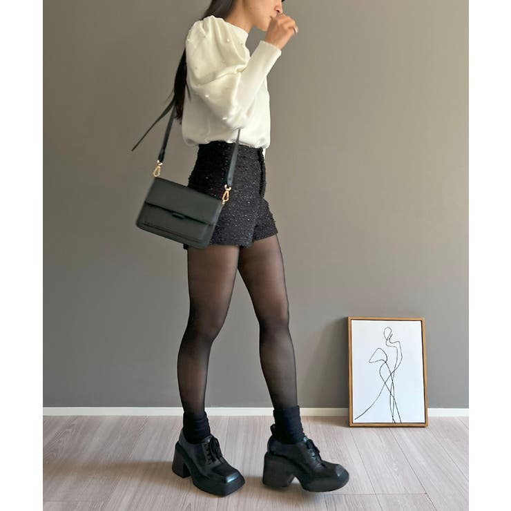 ラメツイードマイクロショートパンツ | Jewelobe | 詳細画像18 