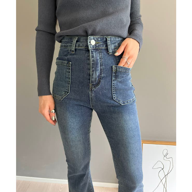 パッチポケットブーツカットデニム | Jewelobe | 詳細画像5 