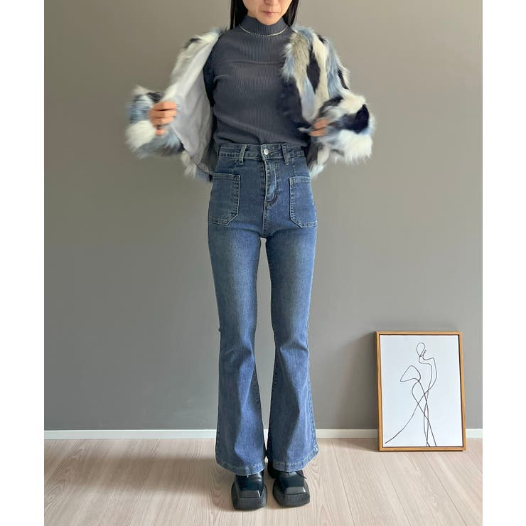 パッチポケットブーツカットデニム | Jewelobe | 詳細画像7 