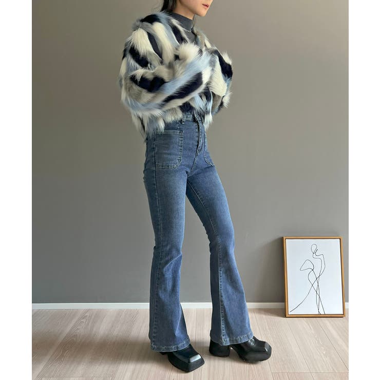 パッチポケットブーツカットデニム | Jewelobe | 詳細画像8 