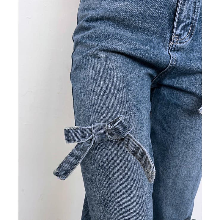 3リボンワイドデニムパンツ | Jewelobe | 詳細画像20 