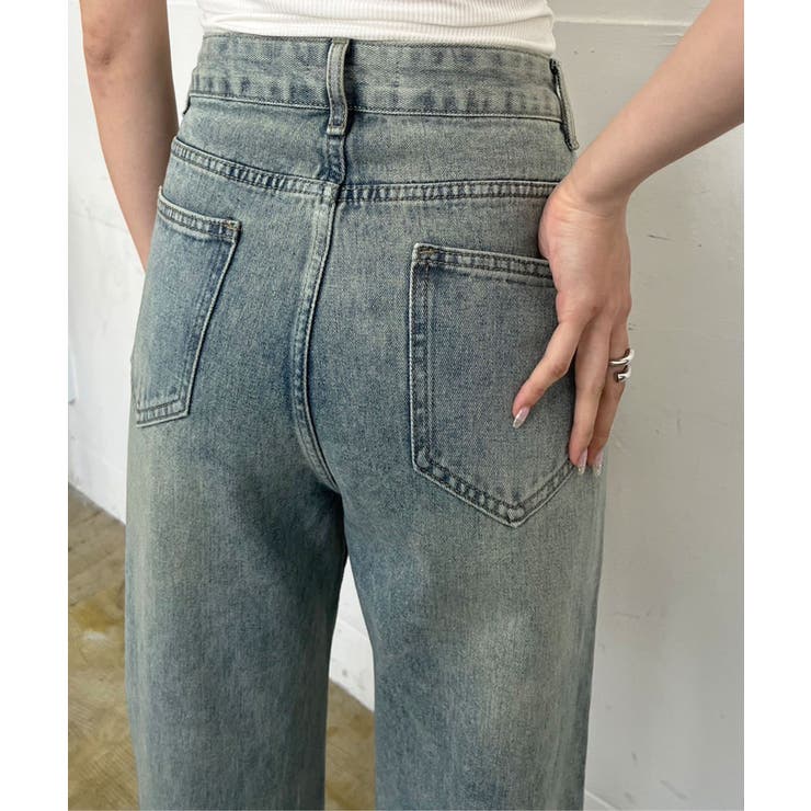 3リボンワイドデニムパンツ | Jewelobe | 詳細画像5 