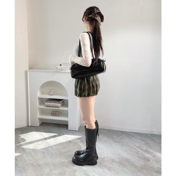 チェックマイクロバルーンパンツ | Jewelobe | 詳細画像15 