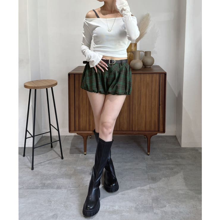 チェックマイクロバルーンパンツ | Jewelobe | 詳細画像25 