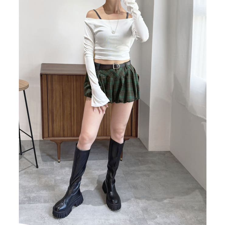 チェックマイクロバルーンパンツ | Jewelobe | 詳細画像26 