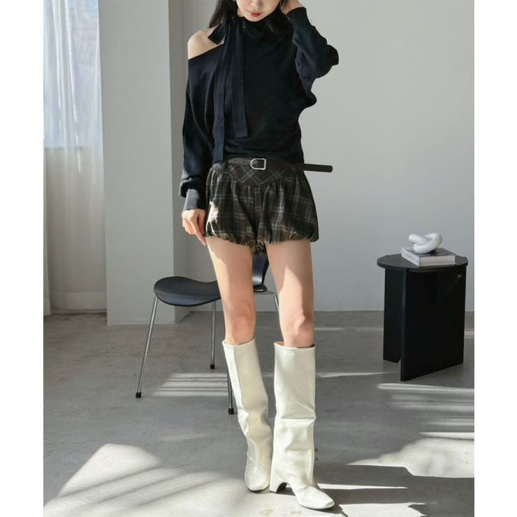 チェックマイクロバルーンパンツ | Jewelobe | 詳細画像8 