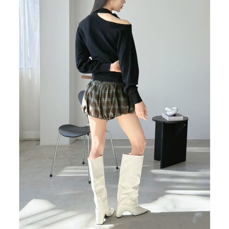 チェックマイクロバルーンパンツ | Jewelobe | 詳細画像9 