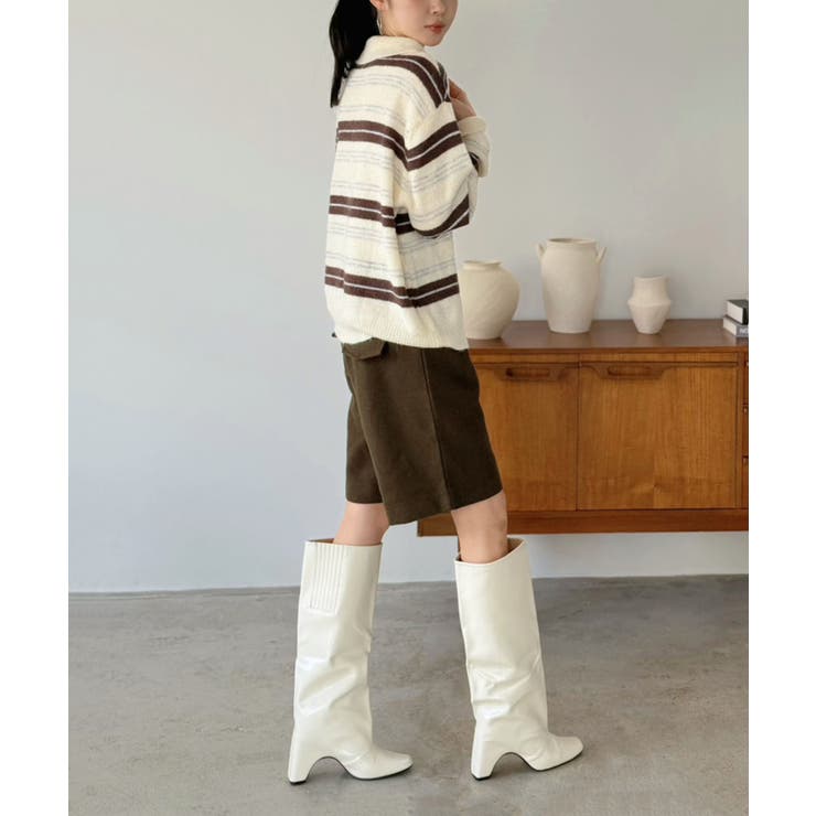 ウールタッチタックハーフパンツ | Jewelobe | 詳細画像20 