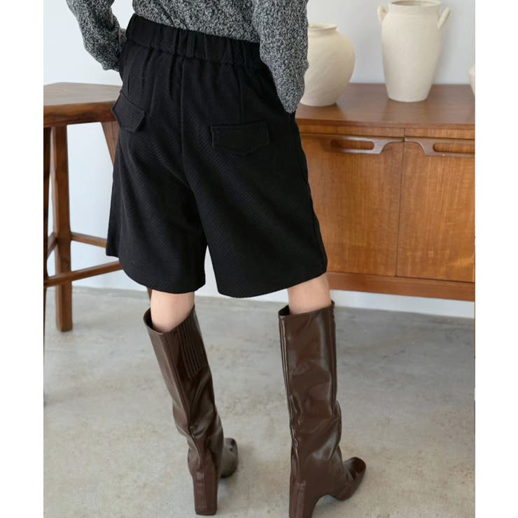 ウールタッチタックハーフパンツ | Jewelobe | 詳細画像22 