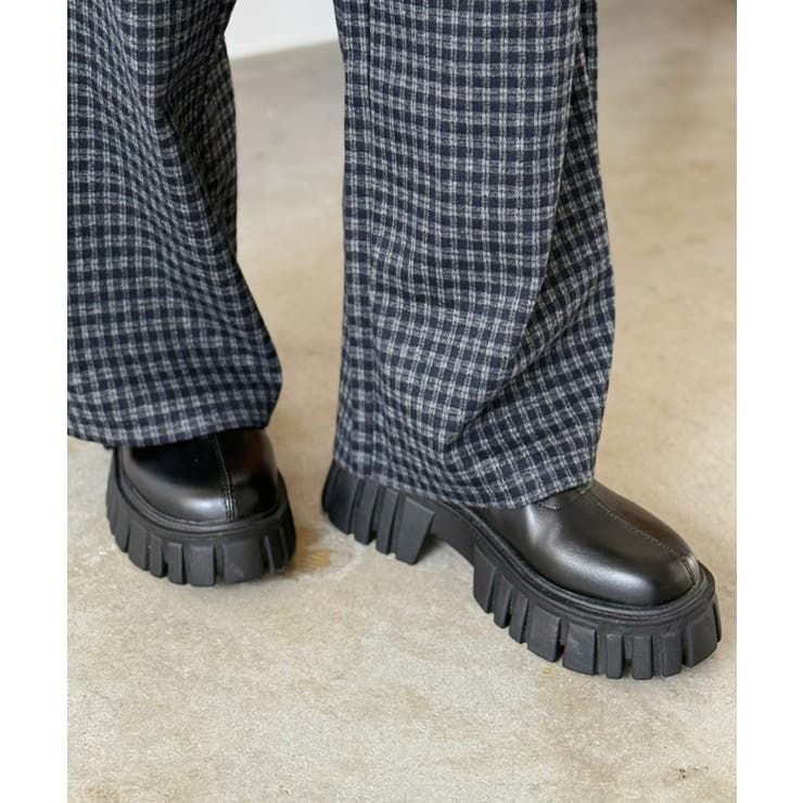 ウールタッチオーバーチェックワイドパンツ | Jewelobe | 詳細画像6 