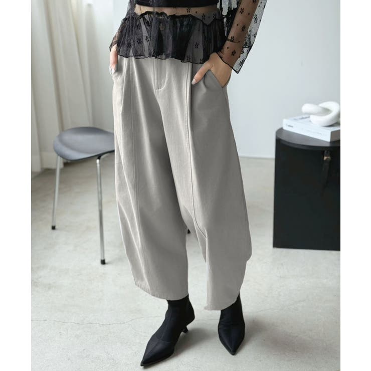 カーブシルエットクロップドパンツ | Jewelobe | 詳細画像2 