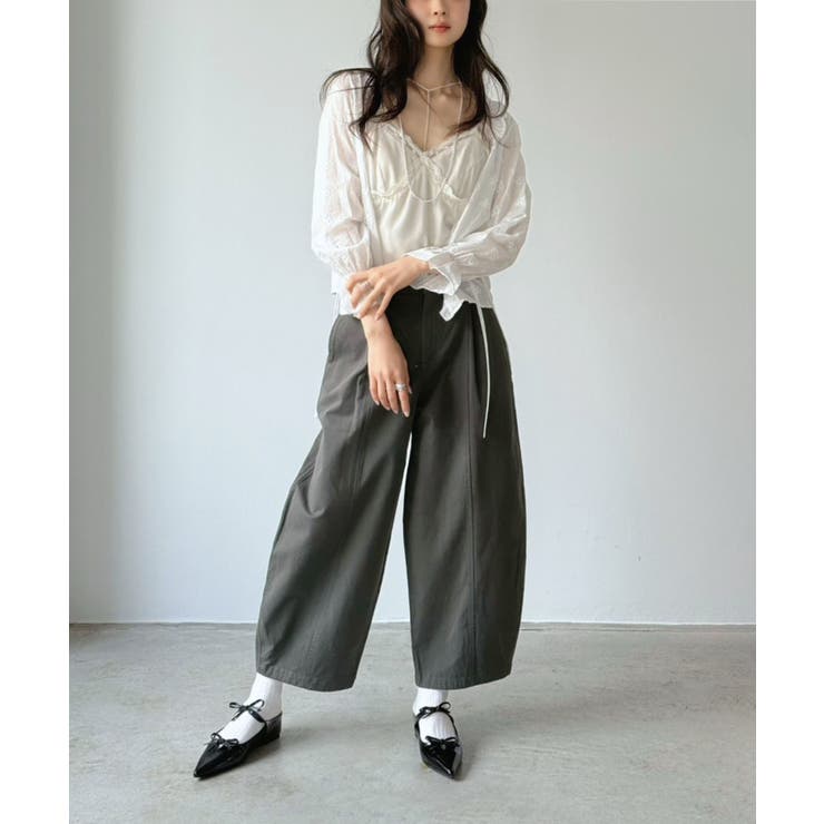 カーブシルエットクロップドパンツ | Jewelobe | 詳細画像24 