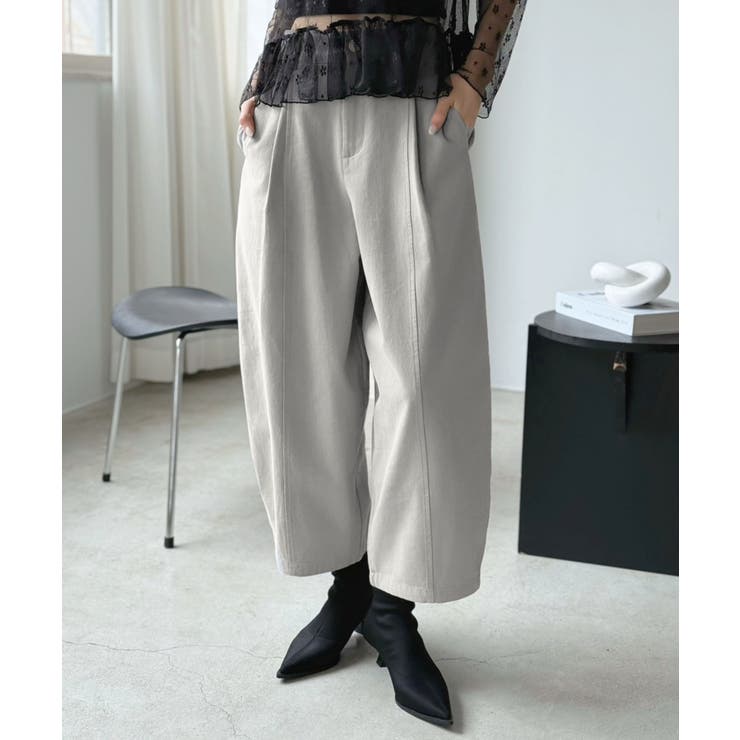 カーブシルエットクロップドパンツ | Jewelobe | 詳細画像3 