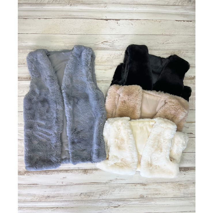 フェイクファーベスト | Jewelobe | 詳細画像11 