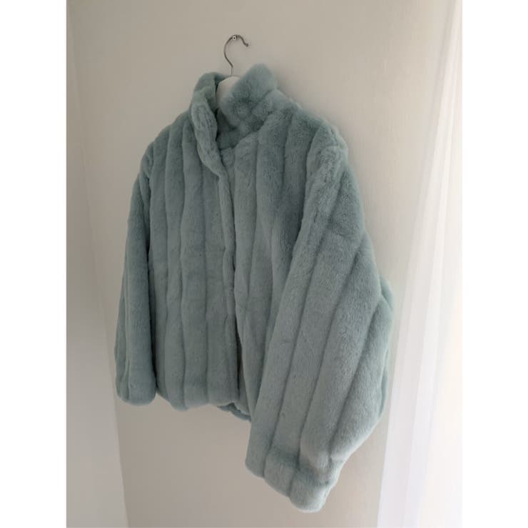 ワイドリブフェイクファーショートブルゾン | Jewelobe | 詳細画像17 