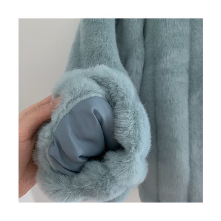 ワイドリブフェイクファーショートブルゾン | Jewelobe | 詳細画像19 