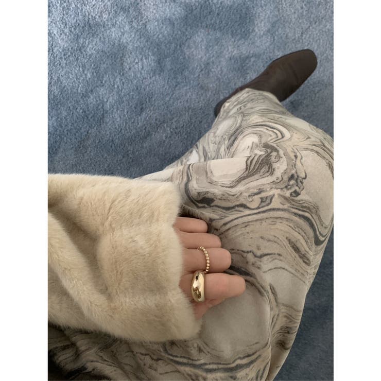 ワイドリブフェイクファーショートブルゾン | Jewelobe | 詳細画像3 