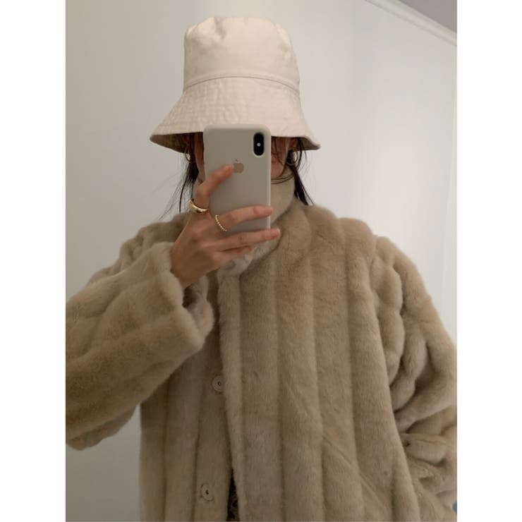 ワイドリブフェイクファーショートブルゾン | Jewelobe | 詳細画像5 