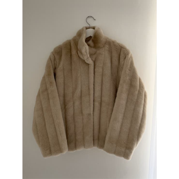 ワイドリブフェイクファーショートブルゾン | Jewelobe | 詳細画像6 