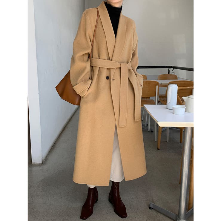 ショールカラーダブルロングコート 品番 Jlbw Jewelobe ジュエローブ のレディース ファッション通販 Shoplist ショップリスト