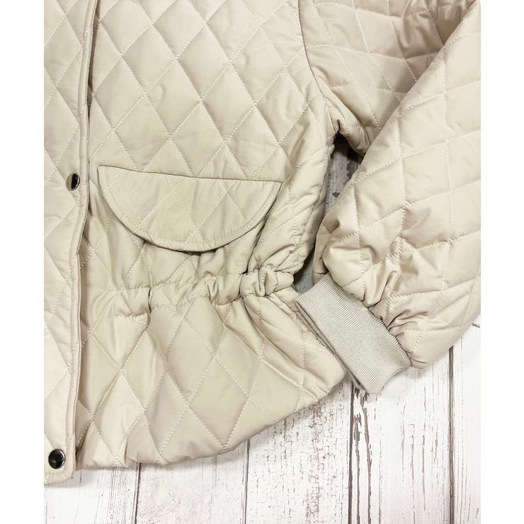 2wayボアカラー中綿キルティングブルゾン | Jewelobe | 詳細画像18 