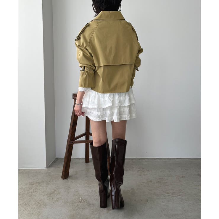 トレンチショートジャケット | Jewelobe | 詳細画像11 