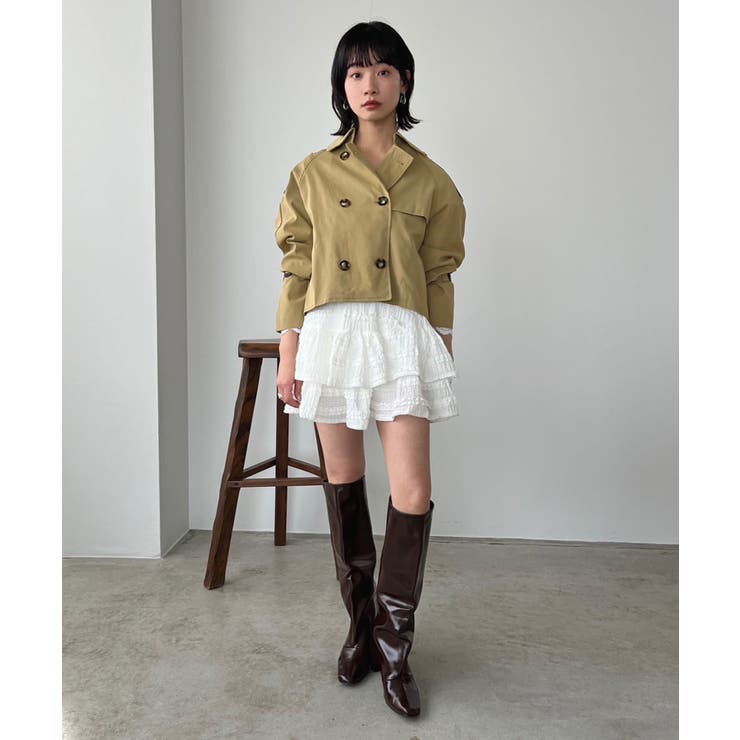 トレンチショートジャケット | Jewelobe | 詳細画像12 