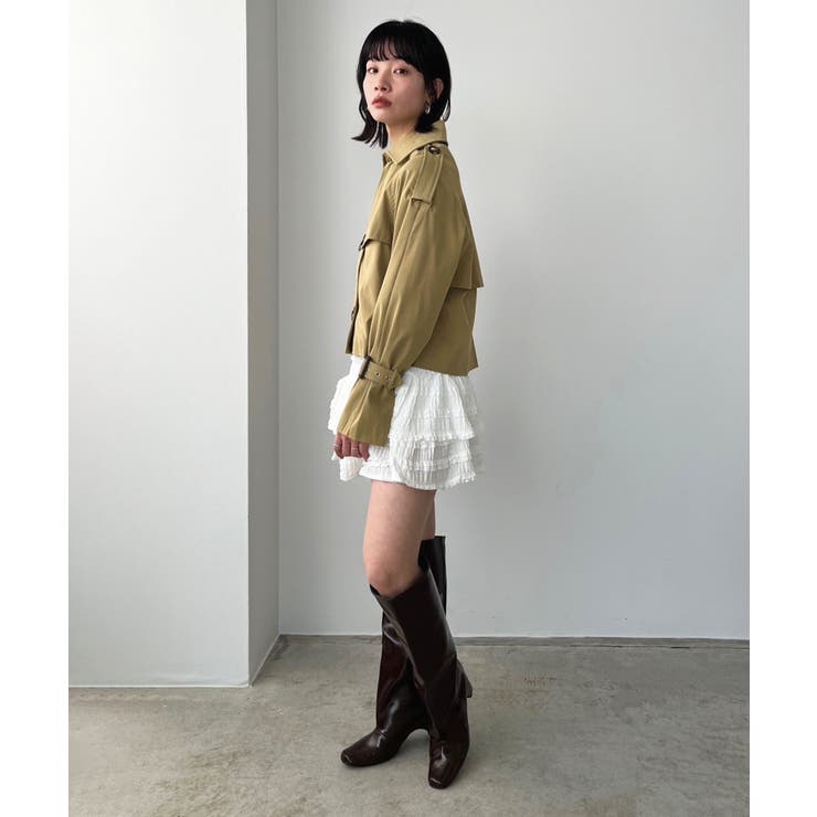 トレンチショートジャケット | Jewelobe | 詳細画像14 