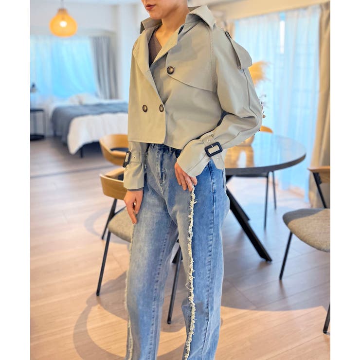 トレンチショートジャケット | Jewelobe | 詳細画像20 