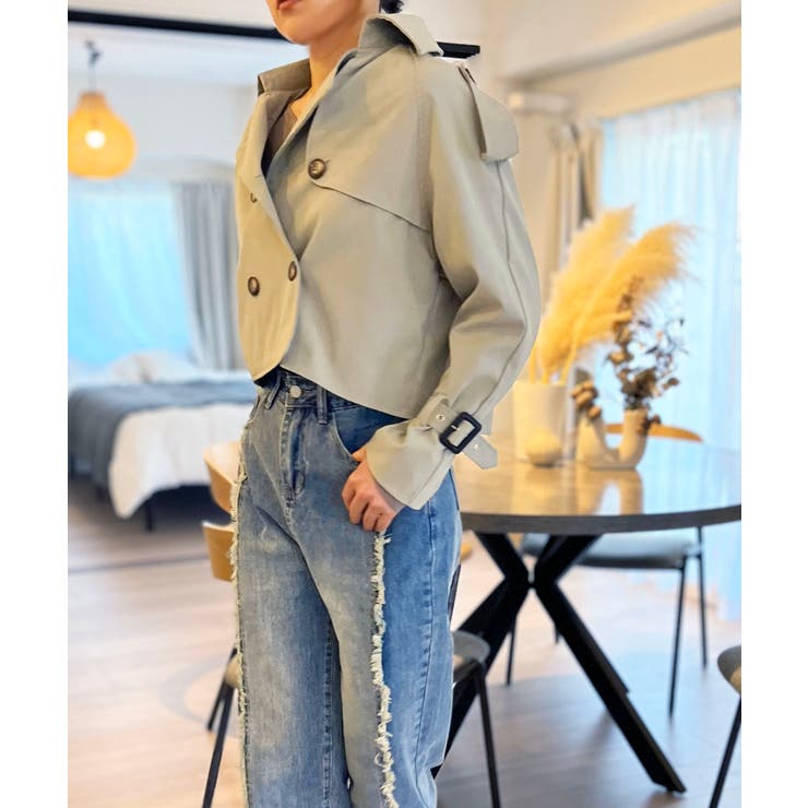 トレンチショートジャケット | Jewelobe | 詳細画像21 