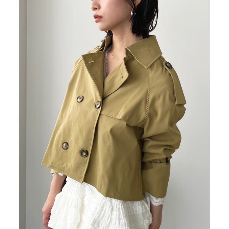 トレンチショートジャケット | Jewelobe | 詳細画像4 