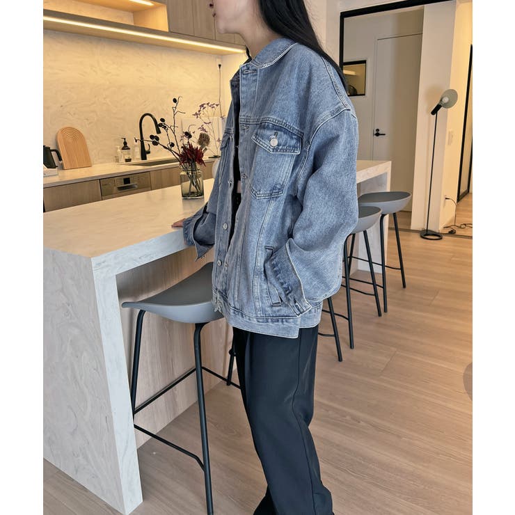 ビッグシルエットデニムカバーオール | Jewelobe | 詳細画像3 