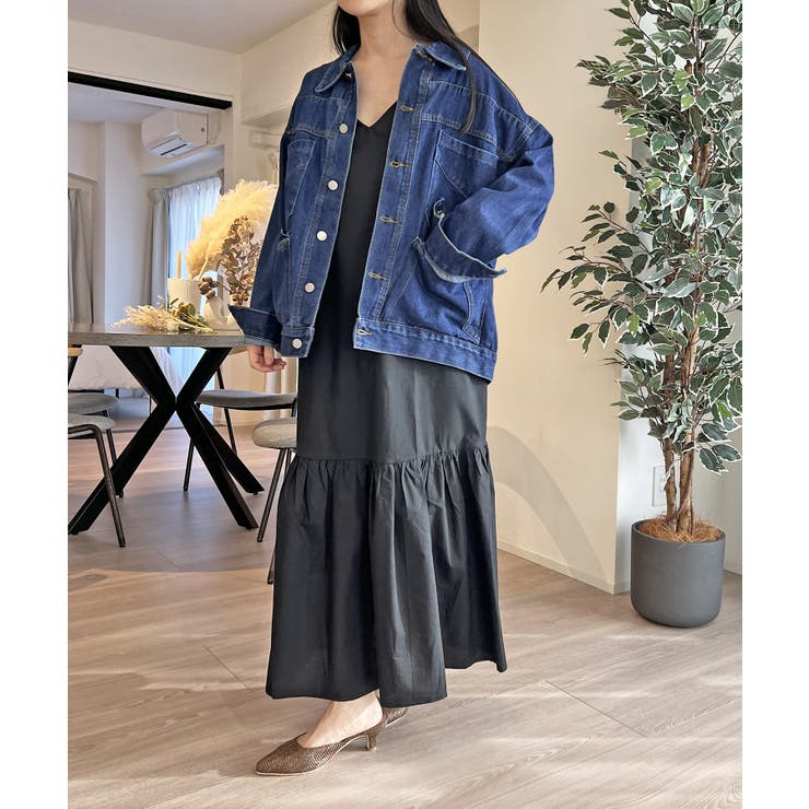 4ビッグポケットデニムカバーオール | Jewelobe | 詳細画像1 