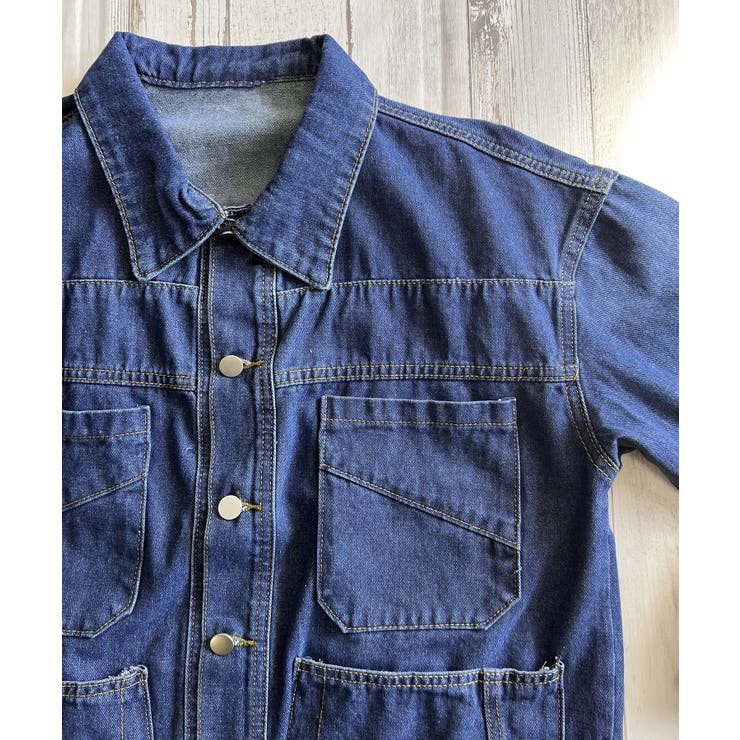 4ビッグポケットデニムカバーオール | Jewelobe | 詳細画像10 