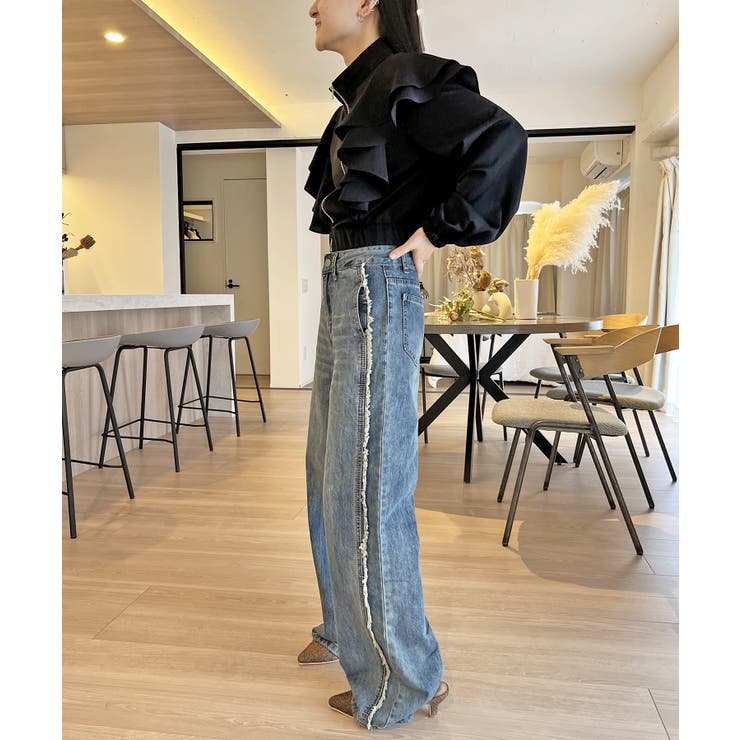 ダブルラッフルライトブルゾン | Jewelobe | 詳細画像13 