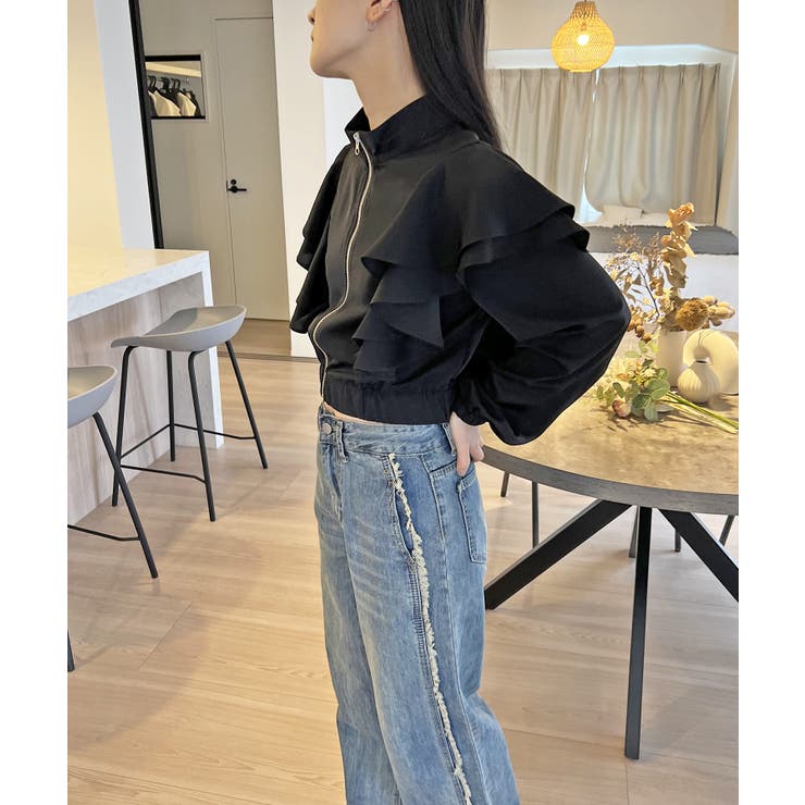 ダブルラッフルライトブルゾン | Jewelobe | 詳細画像15 