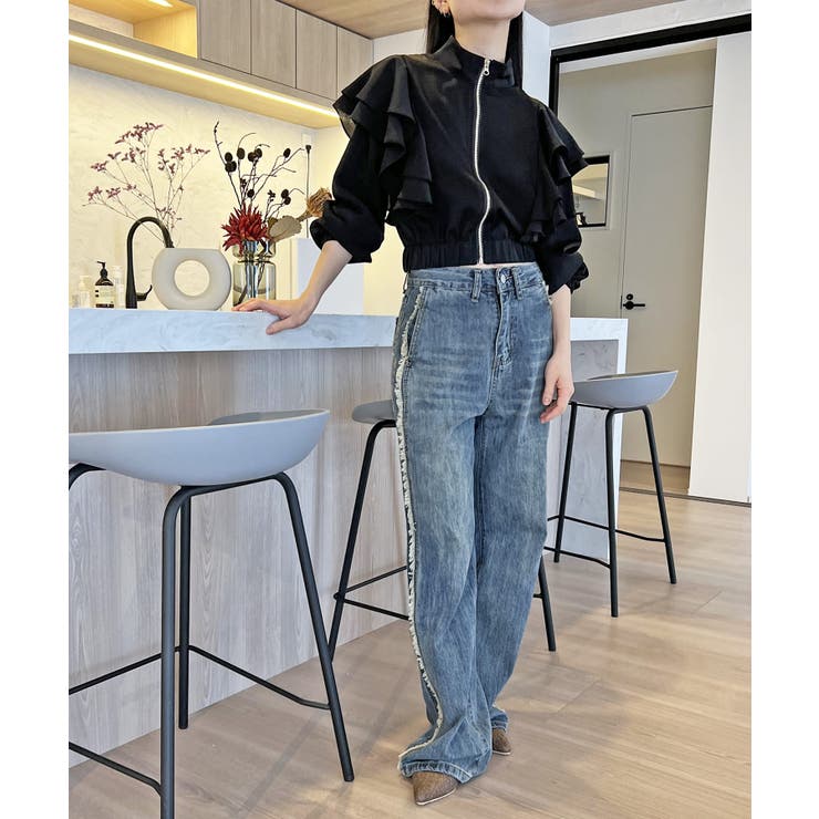 ダブルラッフルライトブルゾン | Jewelobe | 詳細画像17 