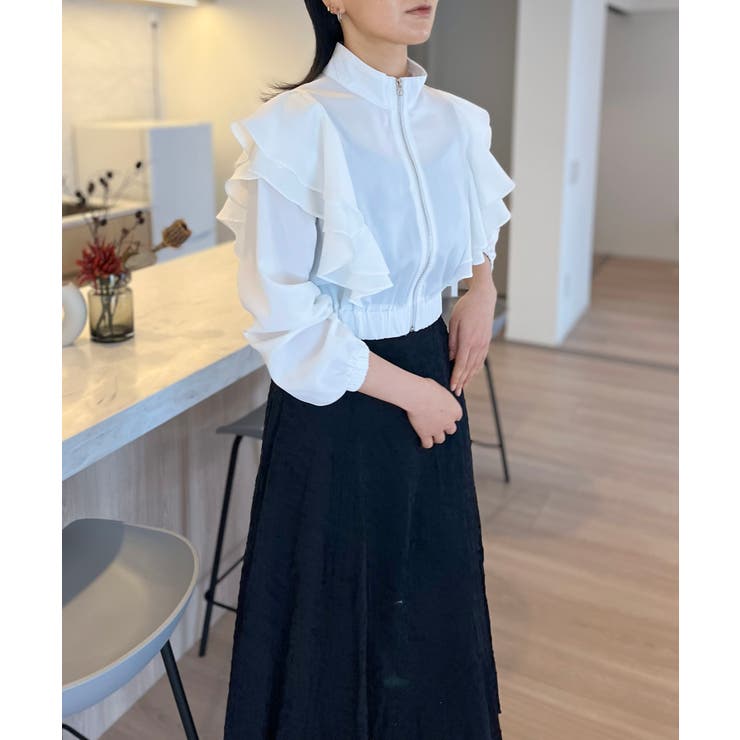 ダブルラッフルライトブルゾン | Jewelobe | 詳細画像2 