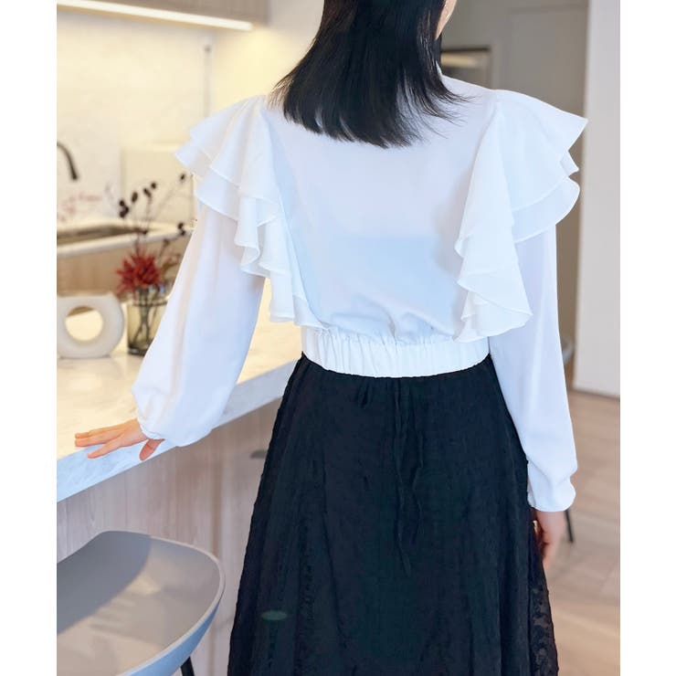 ダブルラッフルライトブルゾン | Jewelobe | 詳細画像4 