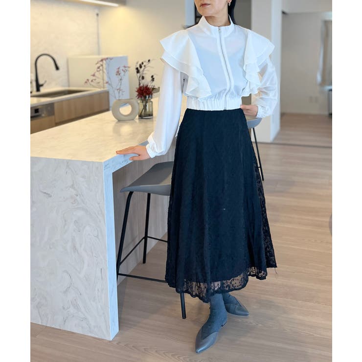 ダブルラッフルライトブルゾン | Jewelobe | 詳細画像8 