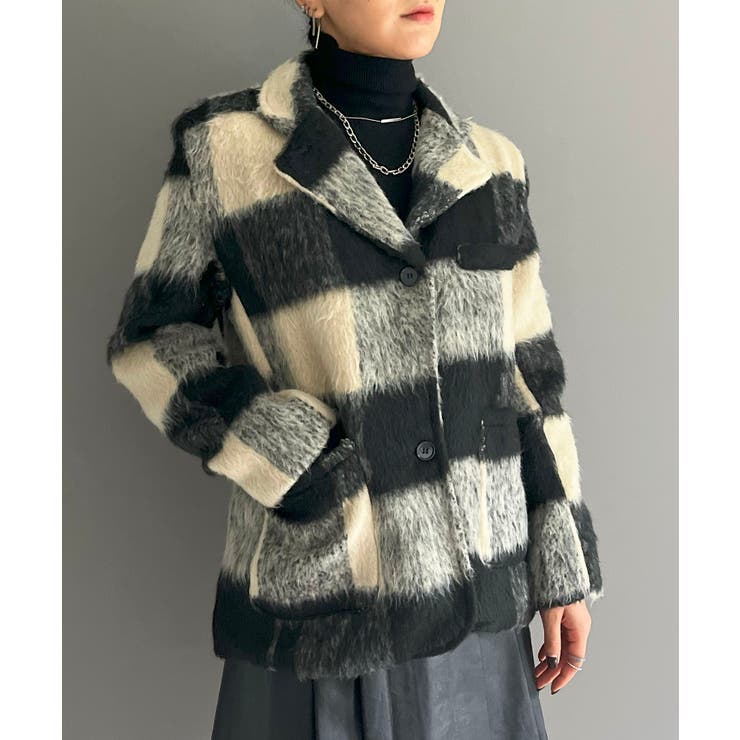 ブロックチェックボックスジャケット | Jewelobe | 詳細画像4 