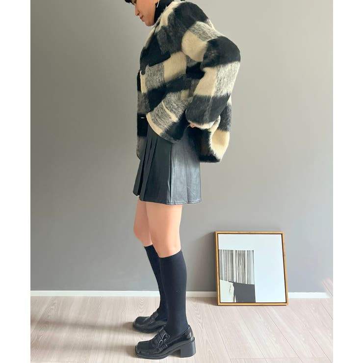 ブロックチェックボックスジャケット | Jewelobe | 詳細画像6 